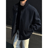 New Spring Autumn Men's Bomber Jackets solid Casual Male Outwear Windbreaker Jacket Mens Zipper Baseball Uniform Coats Clothing
