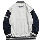 Embroidery Bomber Jacket Men Spring Loose Windbreaker Coats Clothing American Patchwork Women's Jacket Hip-Hop Streetwear