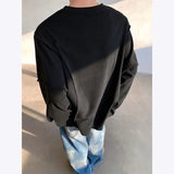 Autumn Long Sleeved T-shirt Men Fashion White Casual Pullover T Shirt Men Streetwear Korean Loose Round Neck T Shirt Mens Top