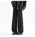 Black Casual Pants Men Oversized Wide Leg Pants Men Grey Sweatpants Streetwear Loose Joggers Sports Pants Mens Trousers M-2XL