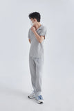 Summer Casual Pants Men Fashion Gray Black Pleated Pants Men Japanese Streetwear Loose Straight Pants Mens Ice Silk Trousers
