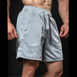 Fitness Shorts Quick-drying Mesh Sports Shorts Men's Summer Running Training Loose Casual Big Size Knee Length Pants