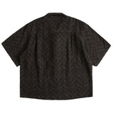 Summer Short Sleeve Shirts Men Streetwear Vintage National Style Print Shirt Oversized Harajuku Japan Style Casual Blouse Male