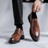 Height Boosting Men's Formal Shoes 3/6/8cm Spring Classic Fashion Business Luxury Men's Versatile Oxford Suit Shoes