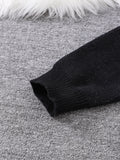 New Popular Autumn and Winter Spider Web Jacquard Pattern Pullover Sweater Casual Round Neck Knitted Men's Pullover