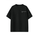 Summer Short Sleeved T-shirt Men White Casual T Shirt Men Streetwear Korean Loose Checkered Tshirt Mens Top Large Size 5XL