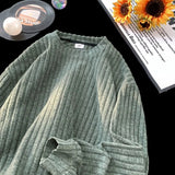 American Casual Hairy Sweatshirt Men's Autumn Winter Hip Hop Preppy Loose Lazy Long-sleeved T-shirt High-end Casual Inner Wear