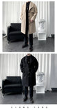 2025 New Autumn Trench Men's Fashion Overcoat for Male Long Windbreaker Korean Streetwear Men Quality Outerwear Clothing