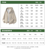 Jacket Mens 2025 Fall New Hooded Jacket Streetwear Trendy Outerwear Innovative Fabric Casual Coat Urban Style Lightweight