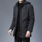 Top Quality New Fashion Long Thicken Outwear Parkas Men's Warm Clothing Brand Hooded Casual Jackets Winter Windbreaker Coats