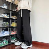 Black Casual Pants Men Fashion Oversized Wide Leg Pants Men Sweatpants Streetwear Loose Sports Pants Mens Joggers Trousers