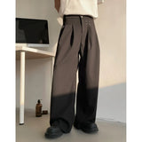 Black Suit Pants Men Society Mens Dress Pants Korean Loose Casual Wide Leg Pants Mens Office Formal Trousers Plus Size 5XL