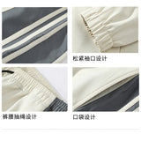 Sports suit men's spring and autumn new style casual teenager overalls suit men's plus  size handsome suit