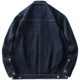 Men's Denim Jacket Button Autumn Blue Male Jean Coats Outwear Stylish Winter Oversize Trendy Large Size Cowboy Y2k Xl