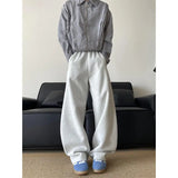 Spring NEW Loose Casual pants man Solid baggy trousers Unisex Wide leg pants Fashion trend youth skateboard pants male