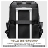 Travel Backpack Men High Quality Casual PVC Leather Waterproof Backpack Multifunction Large Capacity Bag Business School Fashion