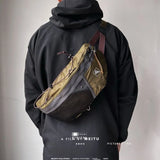 Travel Chest Bag ex Nylon Sports Crossbody Outdoor Resistant Wearable 70D Geometric Pattern Zipper Closure Casual Sle