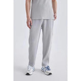 Black Casual Pants Men Fashion Gray Straight Pants Men Japanese Streetwear Loose Pleated Pants Mens Ice Silk Trousers S-2XL