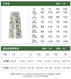 Mens Casual Pants Straight Leg Loose Fit Tactical Cargo Joggers Wide Leg Tie Dye Trousers Trendy Fashion Side Pocket pants man