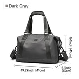 Sports Waterproof Duffel Bags Men Big Travel Bags Hand Luggage Storage Bag  Large Capacity Duffel Oxford Weekend Gym Fitness Bag