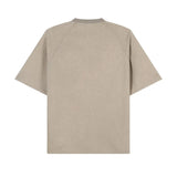 Cotton Breathable Buttoned Crew Neck Tshirt men Casual Comfort Lightweight Fashion Tee Top Basic Menswear Classic Plain tShirt