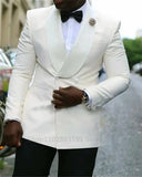 Blazer Suit For Men 2 Piece Outfit Set Suits High Quality Pants Mens Clothing Wedding Tuxedo Jackets beige designer clothes