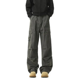 Men Cargo Pants Men Casual Multi-Pocket Cotton Overall Trousers Easy Wash outdoors Army Green Joggers Pants Male Dropshipping