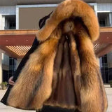 New Casual Winter Men's Down Jacket Fox Fur Men's Coat Coat Men Clothing  Coat  Winter Jackets  Mens Jacket    Men Jacket