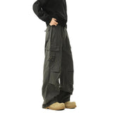 Men Cargo Pants Men Casual Multi-Pocket Cotton Overall Trousers Easy Wash outdoors Army Green Joggers Pants Male Dropshipping
