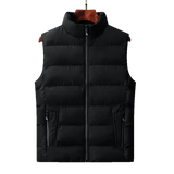 Casual Coat Men down Cotton Warm Thicken Waistcoat thick gilet Men Vest Windproof Vest Men Jacket Sleeveless Vest Winter Jacket