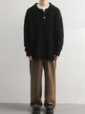 Pullovers Men Ulzzang Minimalist Cozy Warm Vintage Sweaters Lazy Style Handsome Autumn Winter Fashion High Street