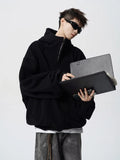 American autumn and winter street fashion personalized hooded sweatshirt for couples loose retro Harajuku casual top y2k