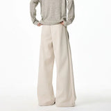 Spring Design Patchwork Casual Trousers man Loose Wide Leg Waist Comfort Stretch Elastic Athleisure Pants Travel Fashion