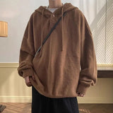 American style trend personalized trend lazy style for men and women hooded sweater loose and casual knit top for couples y2k