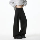Spring Design Patchwork Casual Trousers man Loose Wide Leg Waist Comfort Stretch Elastic Athleisure Pants Travel Fashion