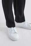 Summer Casual Pants Men Fashion Gray Black Pleated Pants Men Japanese Streetwear Loose Straight Pants Mens Ice Silk Trousers