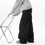 Spring Men Pants Casual Loose Wide Leg Trousers fashion Comfort Fit Floor Sweeping Long Drop Pants Relaxed Streetwear