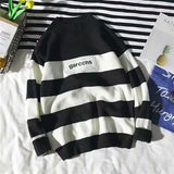 Man Clothes Pullovers Torn Crewneck Knitted Sweaters for Men Plain with Holes Solid Color Round Collar Cheap Casual A Cigaret S