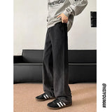 Pink Baggy Jeans Men Fashion Retro Gradient Black Jeans Men Streetwear Hip-hop Loose Straight Jeans Mens Vintage Denim Trousers