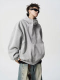 American autumn and winter street fashion personalized hooded sweatshirt for couples loose retro Harajuku casual top y2k
