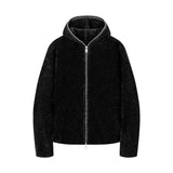 Autumn Sweaters New Cardigan Men's Winter Hooded Knitted Sweater Men's Lazy Style Line Jacket Loose Base Outdoor Pullover Top
