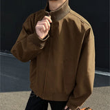 New Spring Autumn Men's Bomber Jackets solid Casual Male Outwear Windbreaker Jacket Mens Zipper Baseball Uniform Coats Clothing