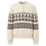 Men's Knitted Henry Sweaters Luxury Christmas Penguin Fair Island Long Sleeve Pullover Japanese Vintage Old Money Knitwear M-2XL