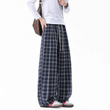 Winter Thick Pants Men Warm Fashion Retro Casual Pants Men Streetwear Hip-hop Loose Wide Leg Pants Mens Vintage Trousers