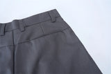 Autumn Men's Loose Suit Pants Commuting Business Casual Classic Gray Black Wide Legs Trousers Oversized Simple Style Clothes