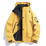 Men's Hooded Workwear Assault Jacket Couple's Outdoor Jacket Quality Casual Sports Windproof Waterproof Jacket