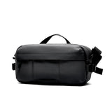 Sling Bag for Men, Multi-functional Waterproof Crossbody Bag with Retractable Keychain, Chest Bag for Hiking Travel