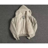 American style trendy personalized thick men and women retro hooded sweatshirt for couples loose casual for autumn and winter