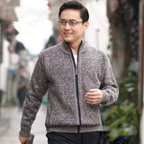 Autumn Winter KPOP Fashion Harajuku Cardigan Men Loose Casual All Match Tops Long Sleeve Outerwear Solid Thick Chic Male Clothes