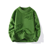 Winter Sweaters Men Warm Fashion Casual Knitted Pullovers Men Streetwear Loose Long Sleeved Sweaters Mens Jumper Clothes M-4XL